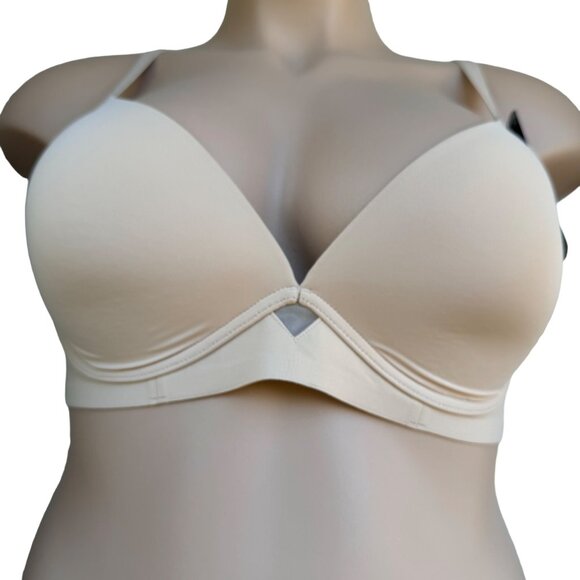 Maidenform Wireless Bra 38D Smartzone Cups Convertible Straps DM2301 Nude Color - Picture 6 of 14